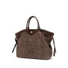 BORSA PELLE E TESSUTO CLAUDETTE GIANNI CHIARINI BS11901/COMM-PGLSPG 13840