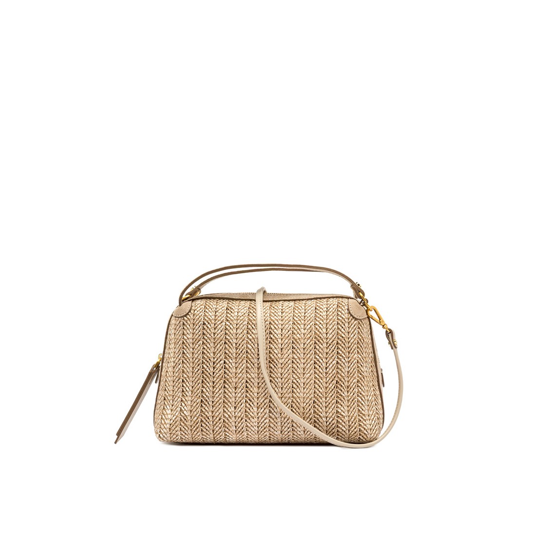 BORSA IN PELLE E TESSUTO ALIFA GIANNI CHIARINI BS8788/COMM-PGLSPG 211