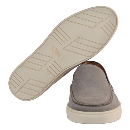 SLIP ON CAMOSCIO CON NAPPINE ROSSI 622 TAIGA