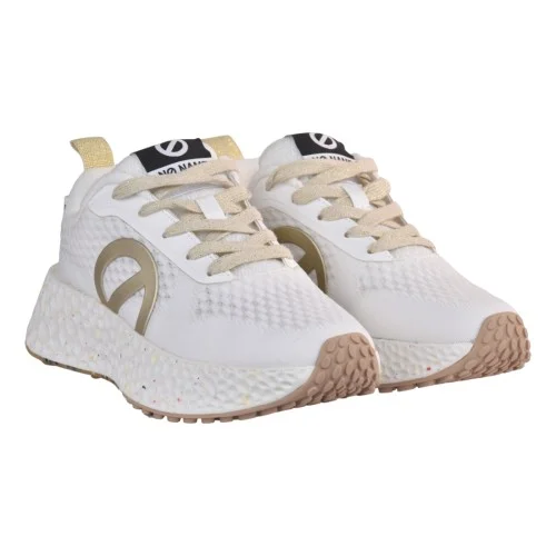 SNEAKERS CARTER FLY W NO NAME CARTER.FLY WHITE/GOLD