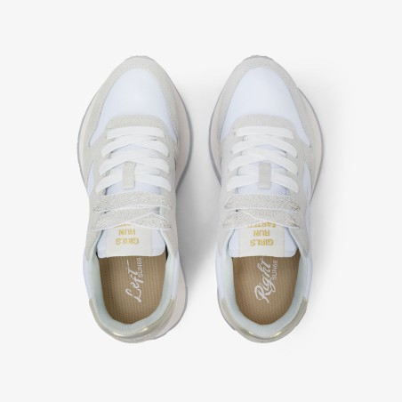 SNEAKERS ALLY GOLD SILVER SUN68 Z36202 01