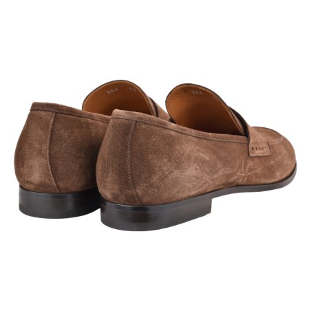 MOCASSINO CAMOSCIO ROSSI 264 MUSTANG