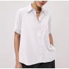 SHIRT OTTOD'AME PCH-DC5233 BIANCO