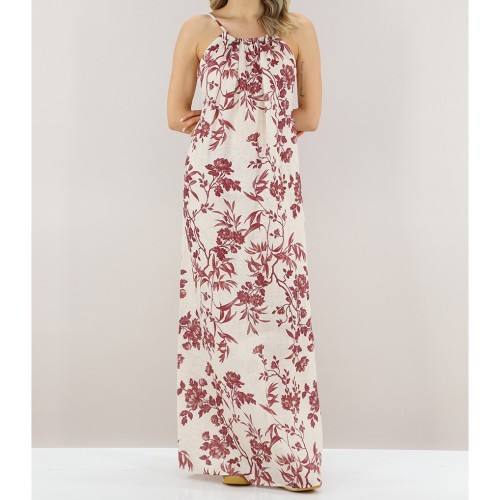 ABITO EMMY STAMPA FIORE SEMICOUTURE S6SS59 FLW65