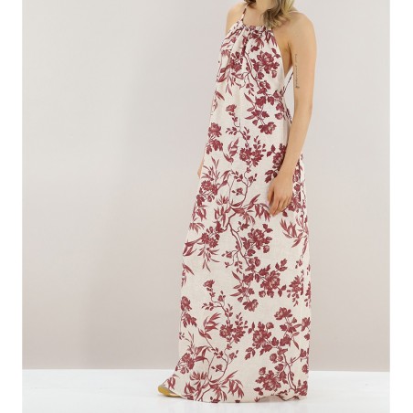 ABITO EMMY STAMPA FIORE SEMICOUTURE S6SS59 FLW65