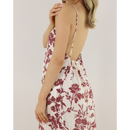 ABITO EMMY STAMPA FIORE SEMICOUTURE S6SS59 FLW65