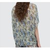BLUSA PLACIDA STAMPA FIORE SEMICOUTURE Y6SS01 FLW56