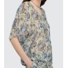 BLUSA PLACIDA STAMPA FIORE SEMICOUTURE Y6SS01 FLW56