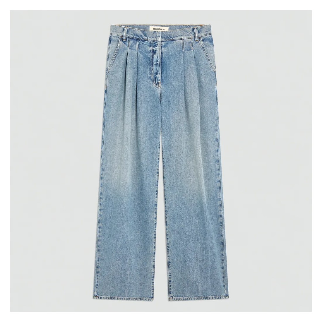 PANTALONE JACINTA DENIM SEMICOUTURE Y6SY10 JNS37