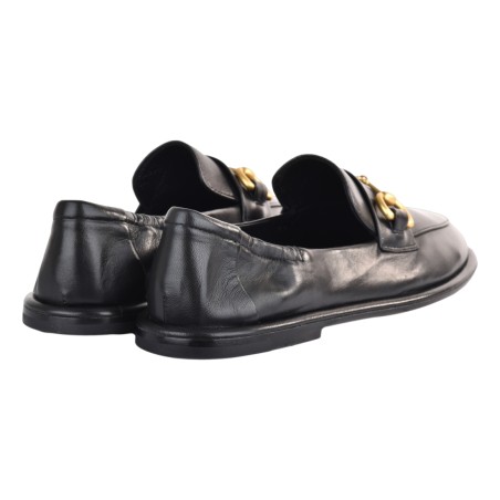 MOCASSINO CON MORSETTO POMME D'OR 1121B NERO