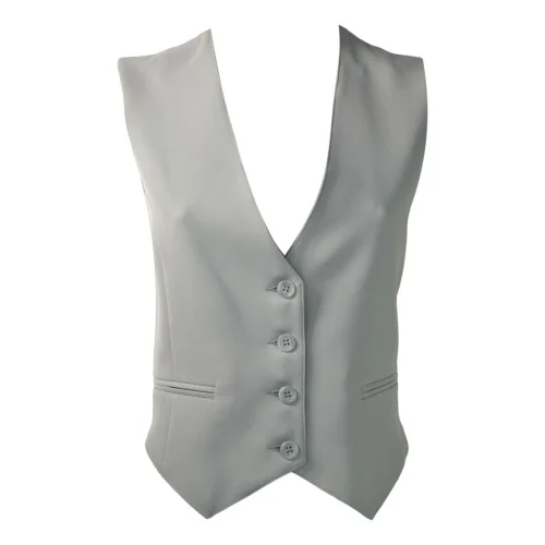 GILET SLIM SO ALLURE O33003 ALOE