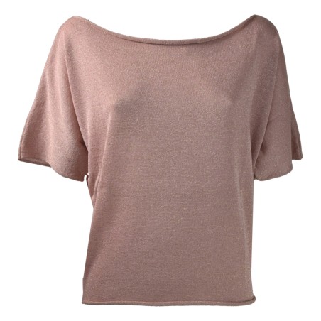 MAGLIA PIPISTRELLO LUREX SO ALLURE Q4013D PETAL