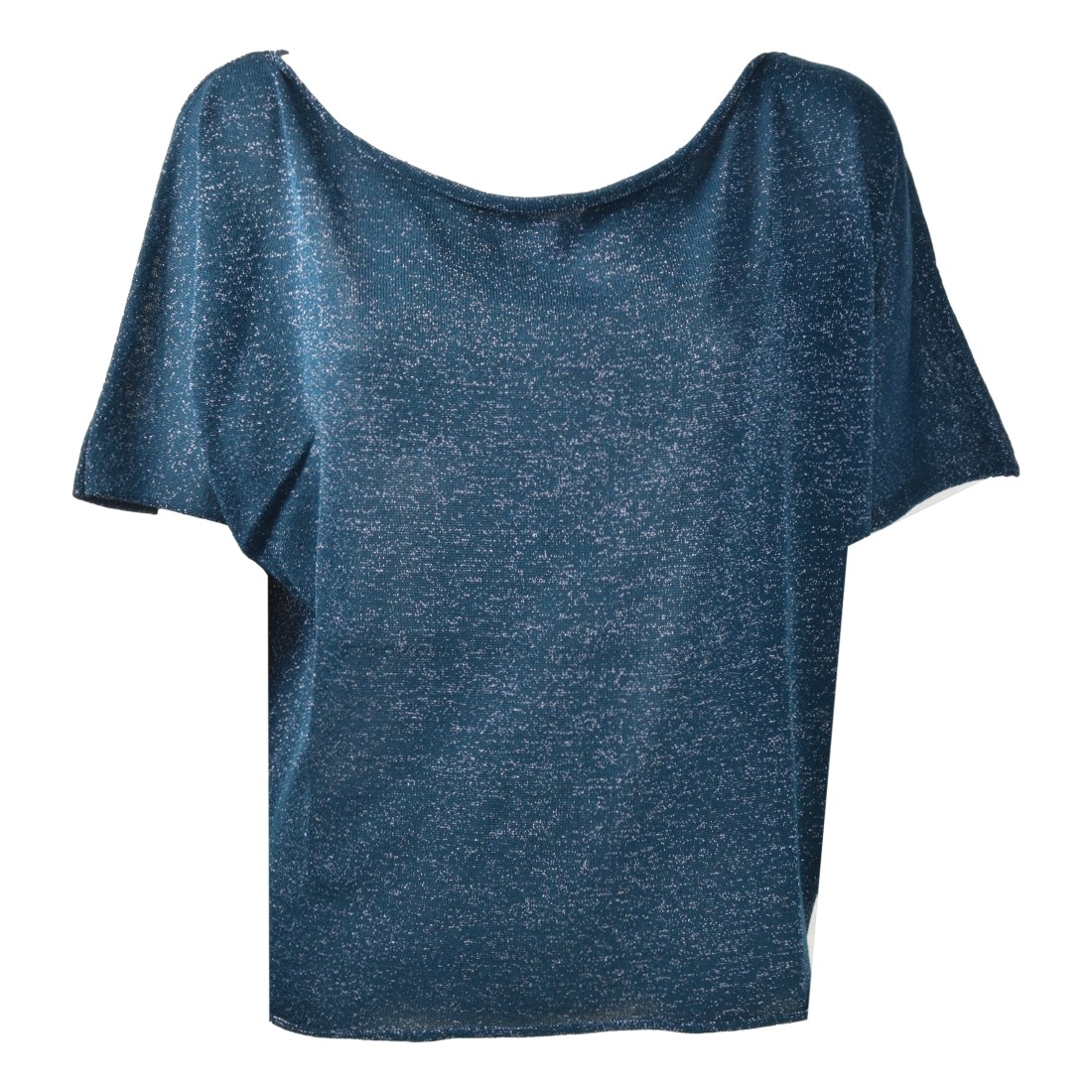 MAGLIA PIPISTRELLO LUREX SO ALLURE Q4013D TEAL