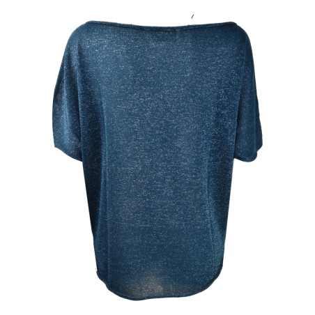 MAGLIA PIPISTRELLO LUREX SO ALLURE Q4013D TEAL