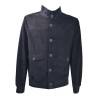 LEATHER BOMBER MAN BULLY 5524/PERF GS11