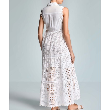 MALLORY LONG DRESS ICONIQUE 002 WHITE