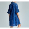 ROMINA 3/4 SLEEVES DRESS ICONIQUE 003 BLUE