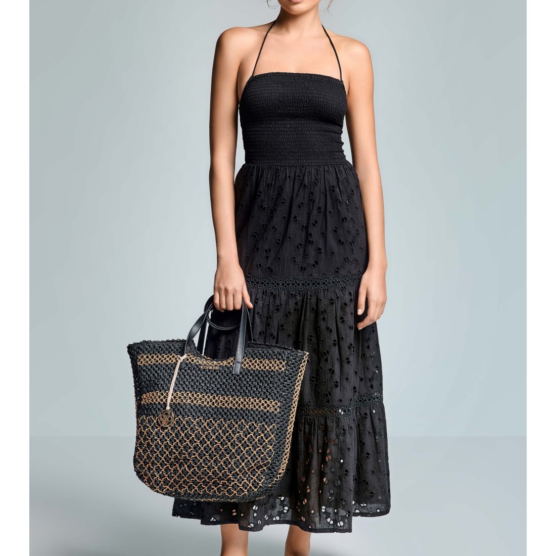 SIRYA LONG DRESS ICONIQUE 007 BLACK