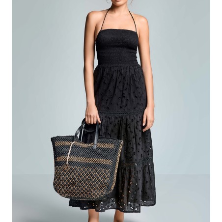 SIRYA LONG DRESS ICONIQUE 007 BLACK