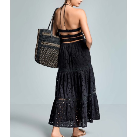 SIRYA LONG DRESS ICONIQUE 007 BLACK