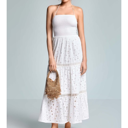 SIRYA LONG DRESS ICONIQUE 007 WHT