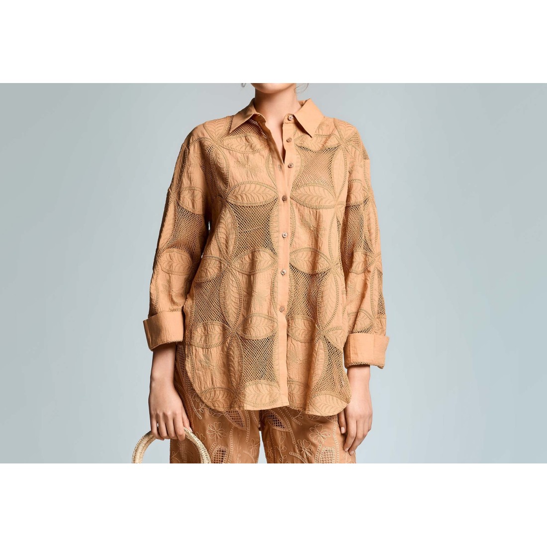 LILY OVER SHIRT ICONIQUE 009 CAMEL