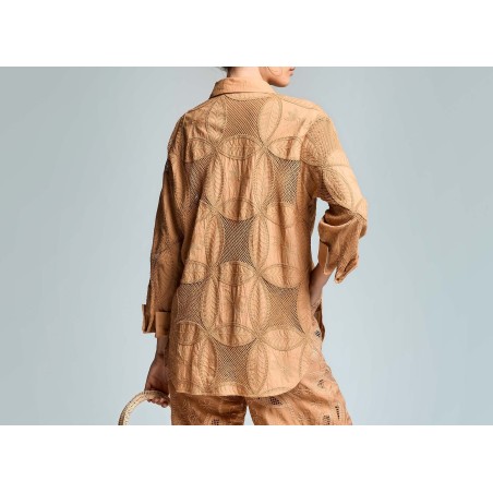 LILY OVER SHIRT ICONIQUE 009 CAMEL