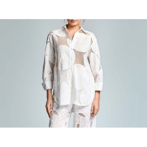 LILY OVER SHIRT ICONIQUE 009 WHITE