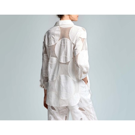 LILY OVER SHIRT ICONIQUE 009 WHITE