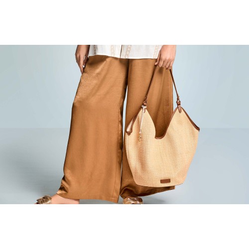 HARPER PALAZZO PANT ICONIQUE 014 CAMEL