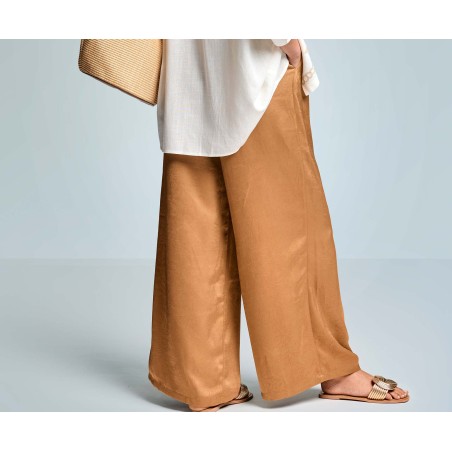 HARPER PALAZZO PANT ICONIQUE 014 CAMEL