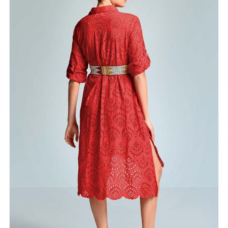 ELLA MAXI SHIRT ICONIQUE 082 RED