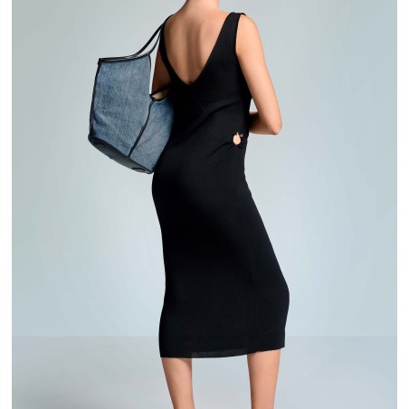 LEONA MIDI DRESS ICONIQUE 107 BLACK