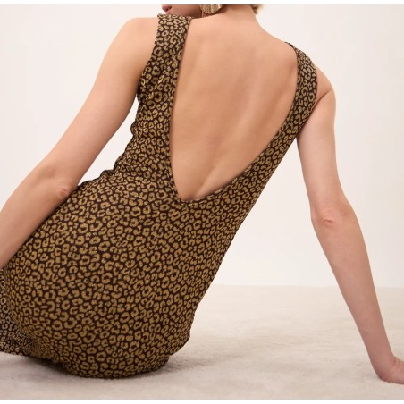 ABITO LUNGO LUCE ACHIOTE.MACU ORO