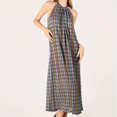 ABITO LUNGO OVER ARTEMIDE LUCE ARTEMIDE.OBLO VERDE