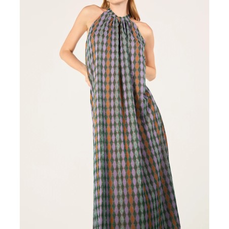 ABITO LUNGO OVER ARTEMIDE LUCE ARTEMIDE.OBLO VERDE