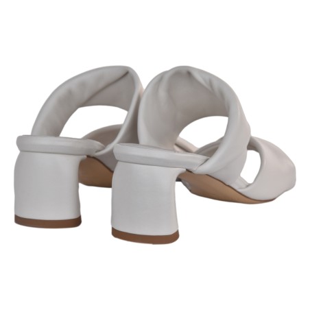 SANDALO DOPPIA FASCIA HALMANERA DALLY01 AVORIO