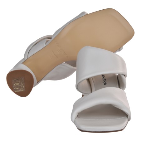 SANDALO DOPPIA FASCIA HALMANERA DALLY01 AVORIO