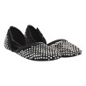 BALLERINA RETE E STRASS CON CINTURINO STRATEGIA R10 BLACK