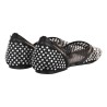 BALLERINA RETE E STRASS CON CINTURINO STRATEGIA R10 BLACK