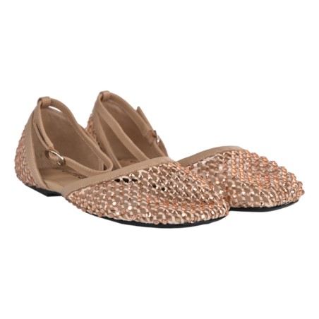 BALLERINA RETE E STRASS CON CINTURINO STRATEGIA R10 SAND