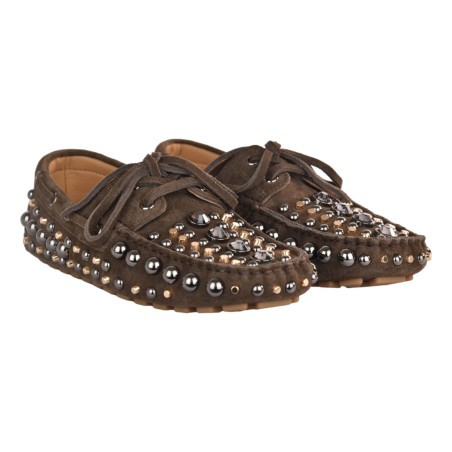 MOCASSINO BORCHIE STRATEGIA R50 DKBROWN