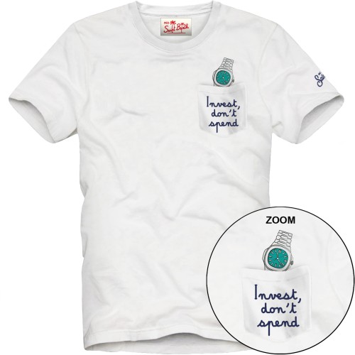 AUSTIN T-SHIRT INVEST DONT SPEND MC2 SAINT BARTH AUS0001 01982L