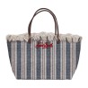 CITY BAG MID FRINGE DOUBLE STRIPES 6141 MC2 SAINT BARTH CBMF001 01762L