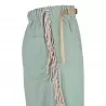 PANTALONE LUNGO CON FRANGE WHITE SAND 22WSD14224 121