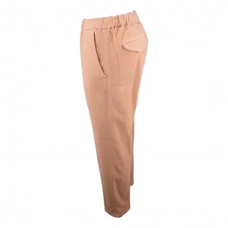 PANTALONE LUNGO IN VELLUTO WHITE SAND 22WSD16303 402