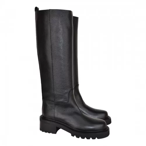 STIVALONE LISCIO ALTO VIA ROMA 15 3814 NERO