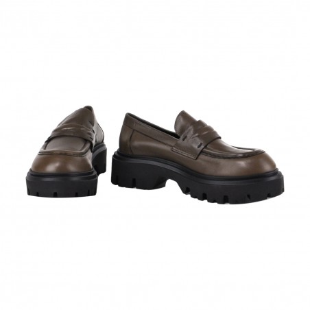 MOCASSINO IN PELLE POESIE VENEZIANE JMN62Q TAUPE