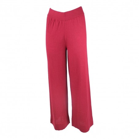 PANTALONE PALAZZO M/LANA SO ALLURE R66036 WINE