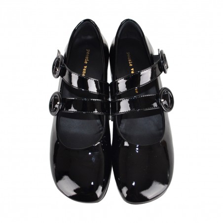DECOLTE' CON CINTURINI POESIE VENEZIANE SPR110Q NERO